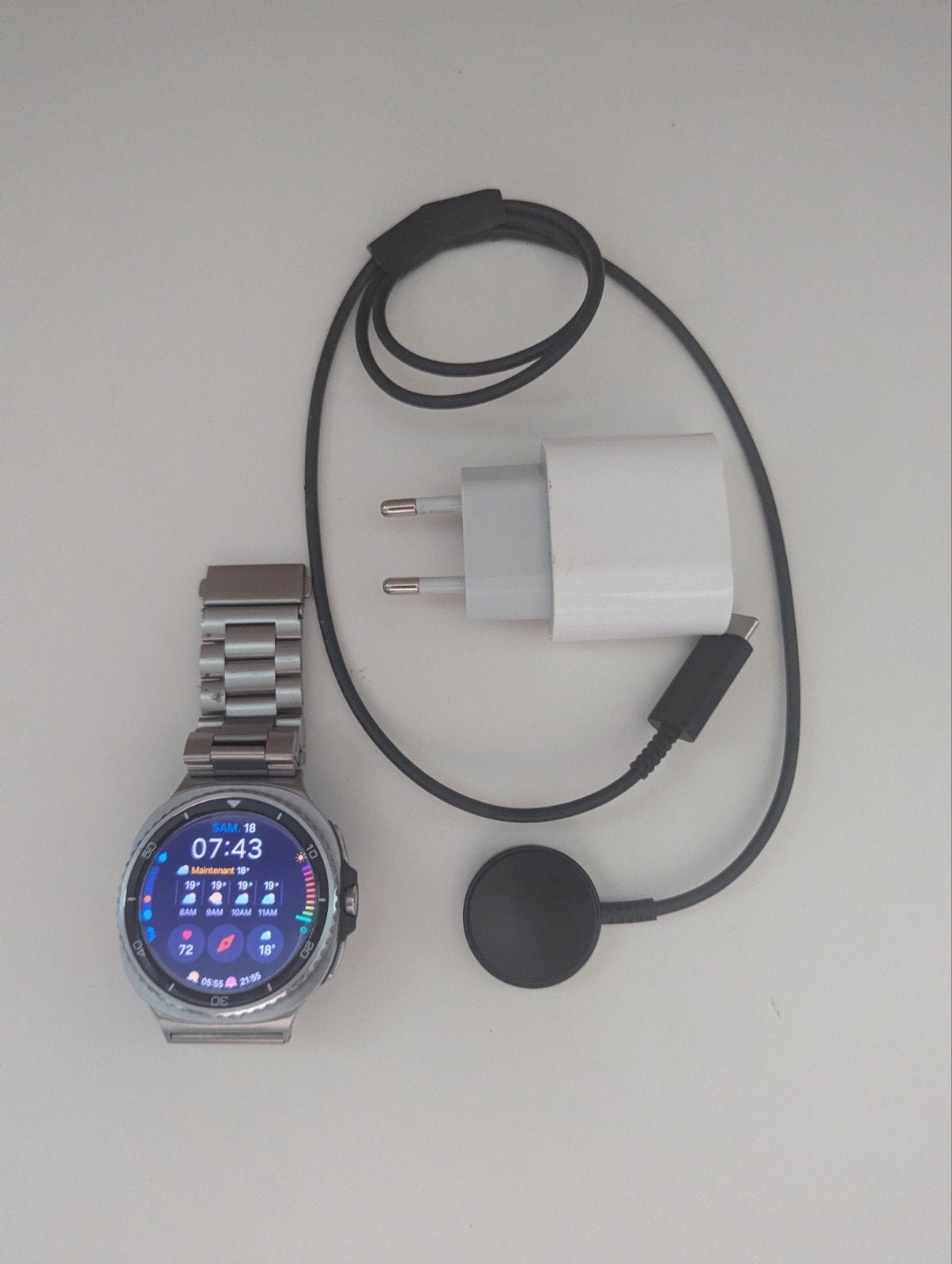 Samsung classic watch 8, Enlèvement, Argent