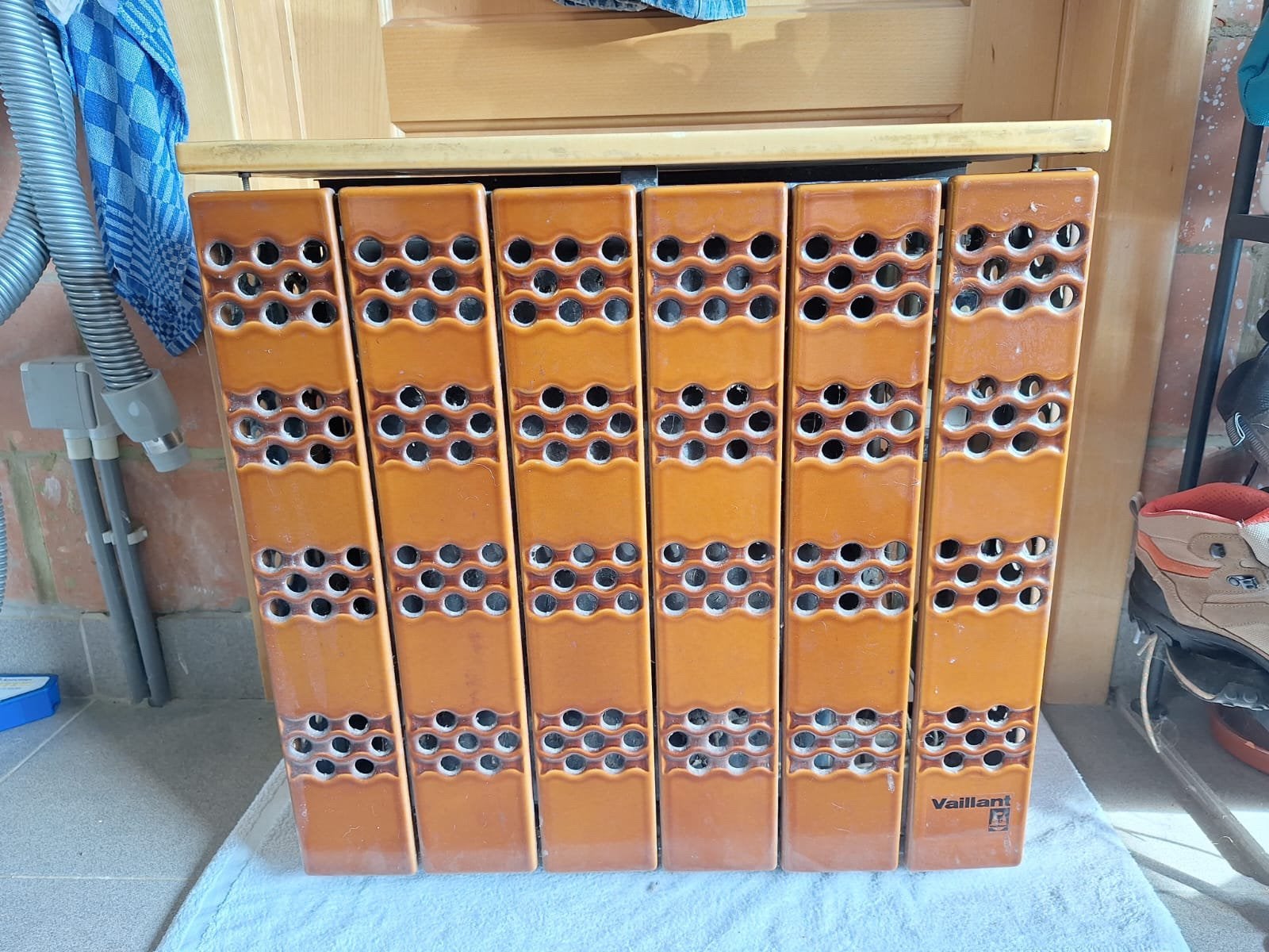 Ancien poêle à gaz Vaillant, Enlèvement, Comme neuf, Poêle