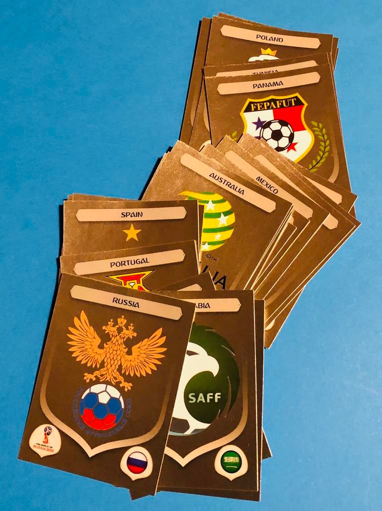 Panini WorldCup Rusland 2018Gouden Editie Zwitserland Jassen, Verzenden
