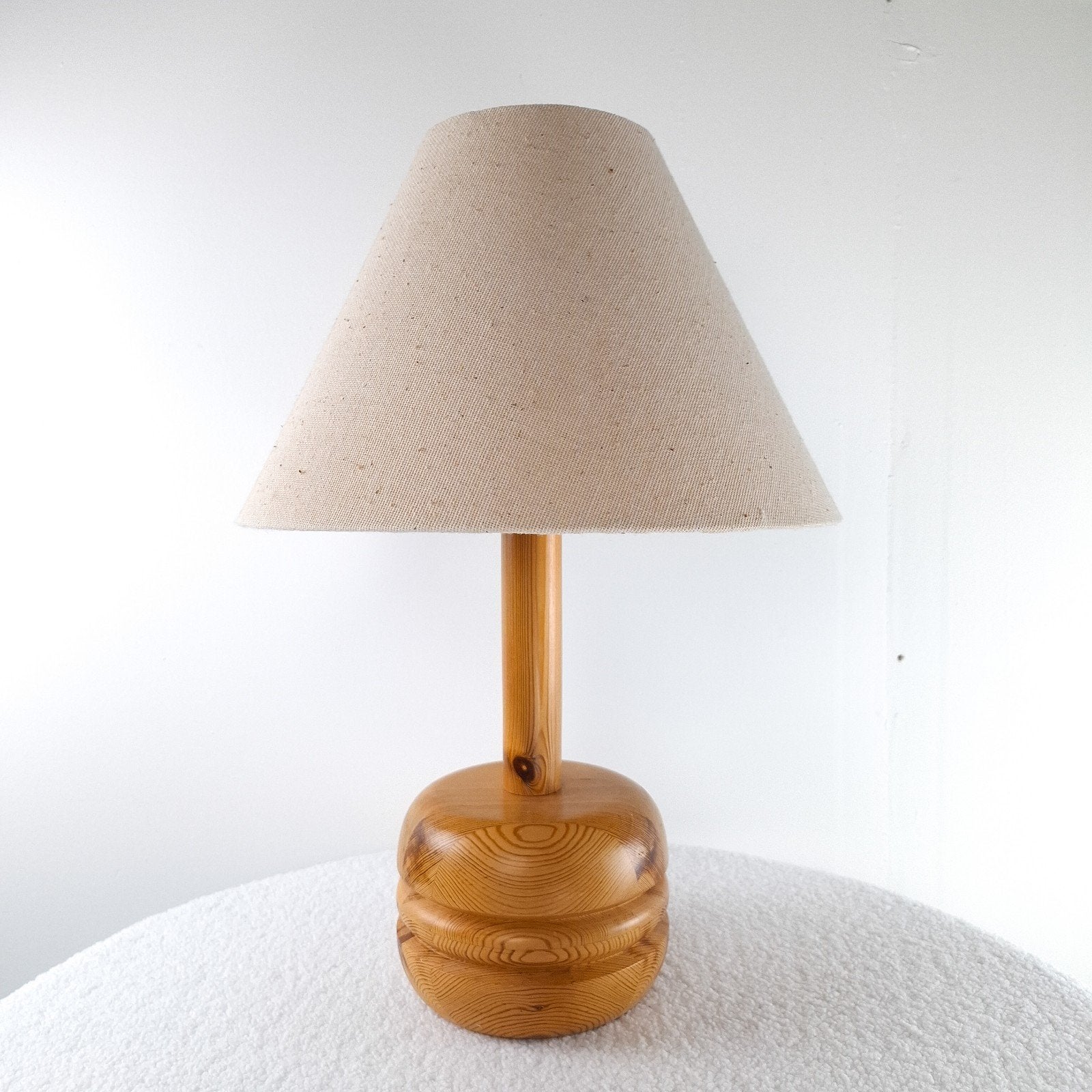 Vintage tafellamp mid century modern design jaren 70, Ophalen of Verzenden, Design
