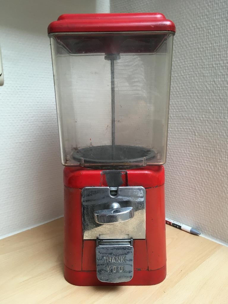 Distributeur de chewing-gum vintage, Verzamelen, Automaten | Gokkasten en Fruitautomaten, Ophalen, Gebruikt