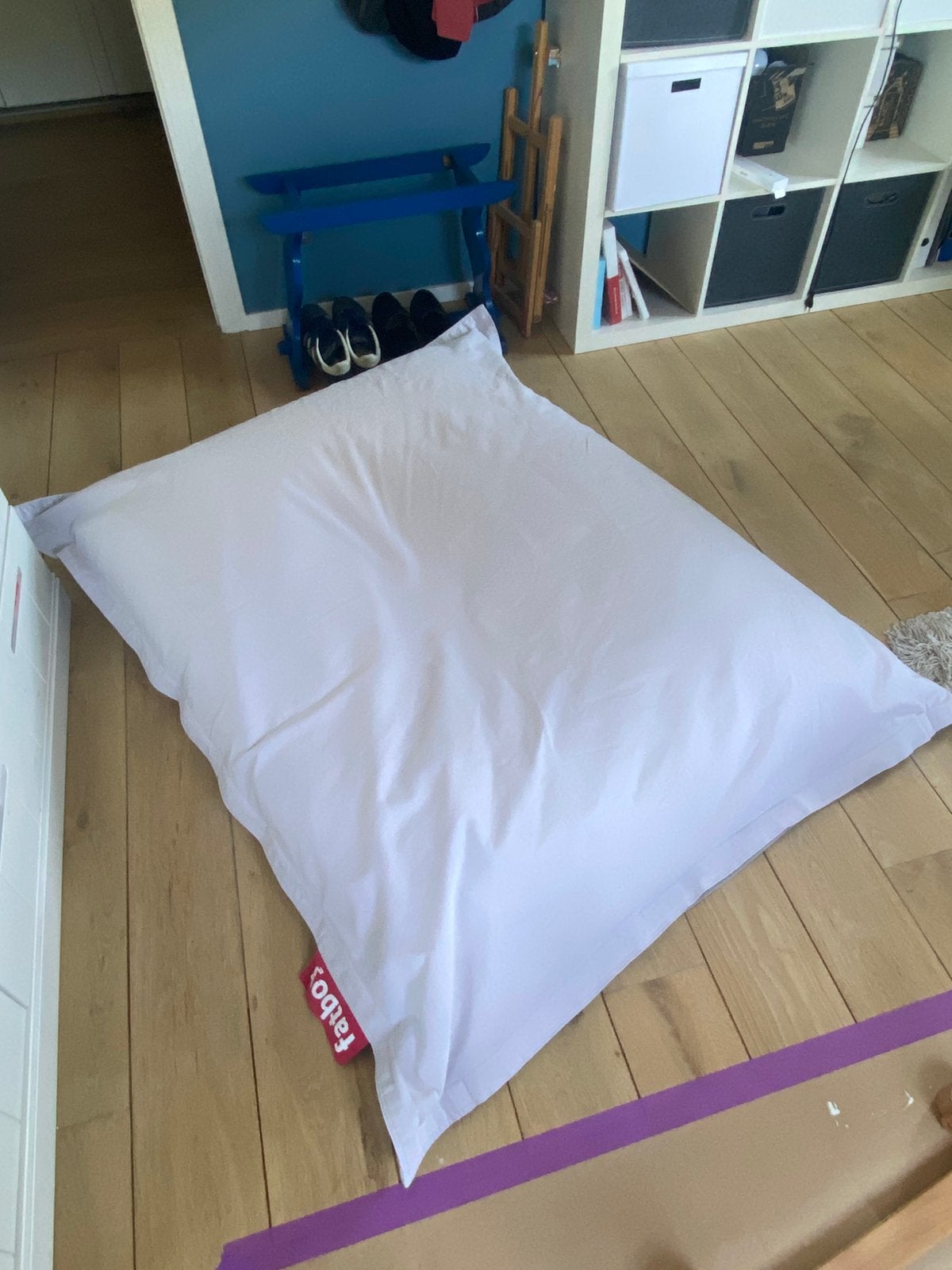 Fatboy Canvas Original Zitzak, Ophalen, Zo goed als nieuw, Grijs, Zitzak