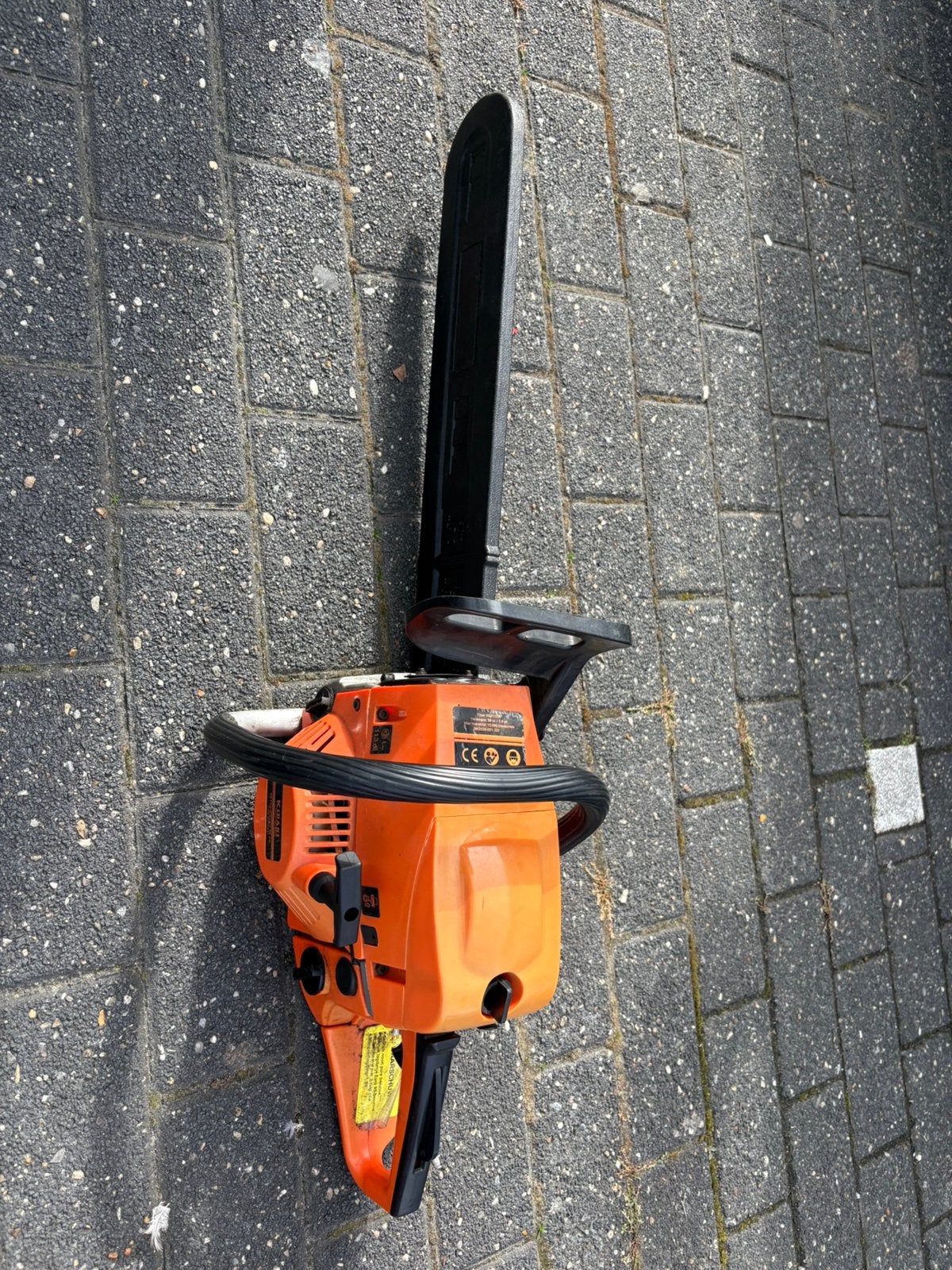 Kibani benzine-kettingzaag 58 cc, Tuin en Terras, Ophalen, Zo goed als nieuw