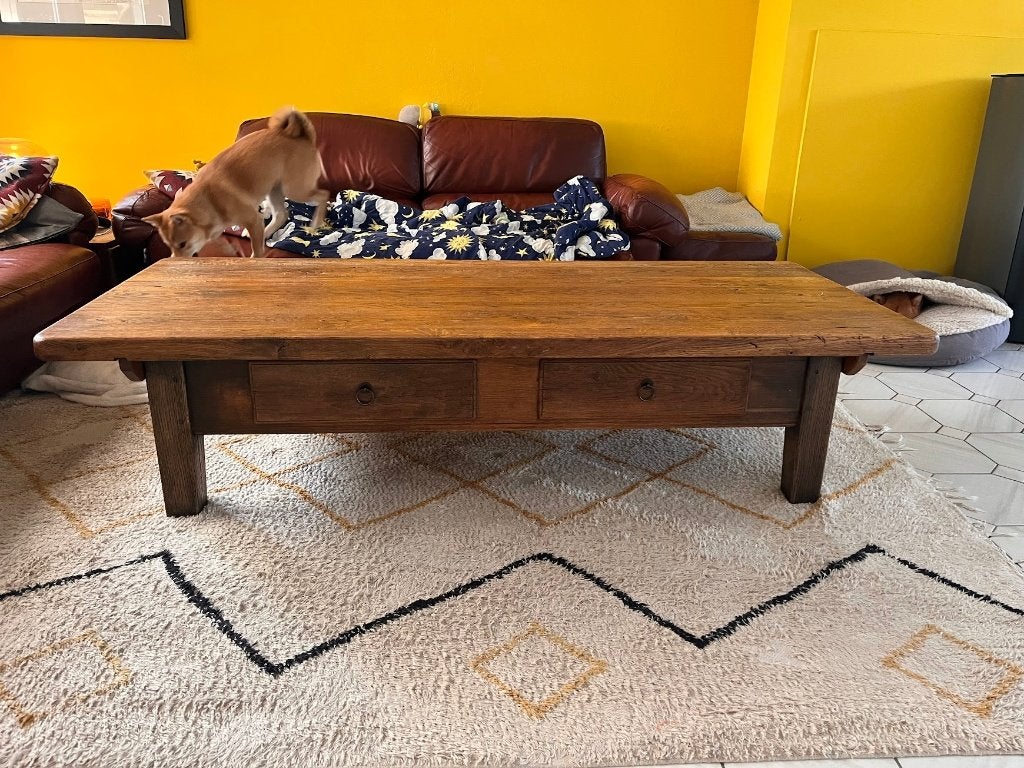 Salontafel, Ophalen, Gebruikt, 50 tot 100 cm, 150 tot 200 cm