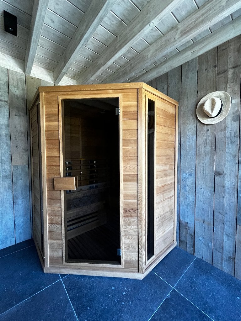 Infraroodcabine - NIEUWSTAAT!, Ophalen, Zo goed als nieuw, Infrarood, Complete sauna