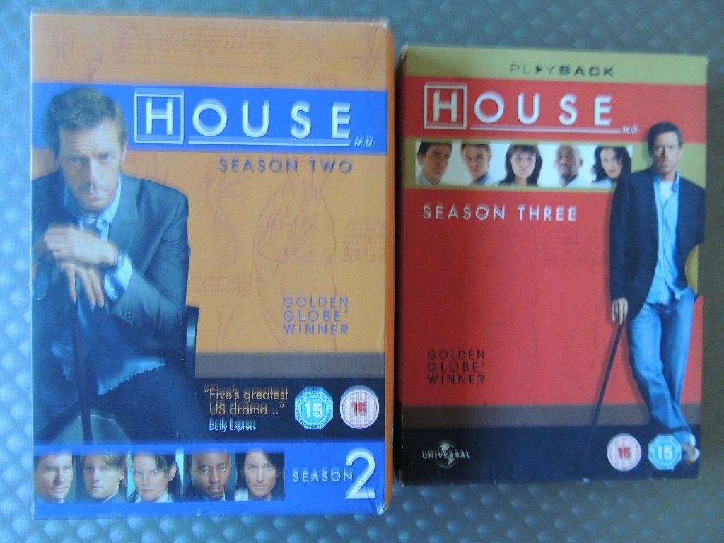 HOUSE SEASON TWO  - THREE, Ophalen of Verzenden, Zo goed als nieuw, Engels, Seizoen 2