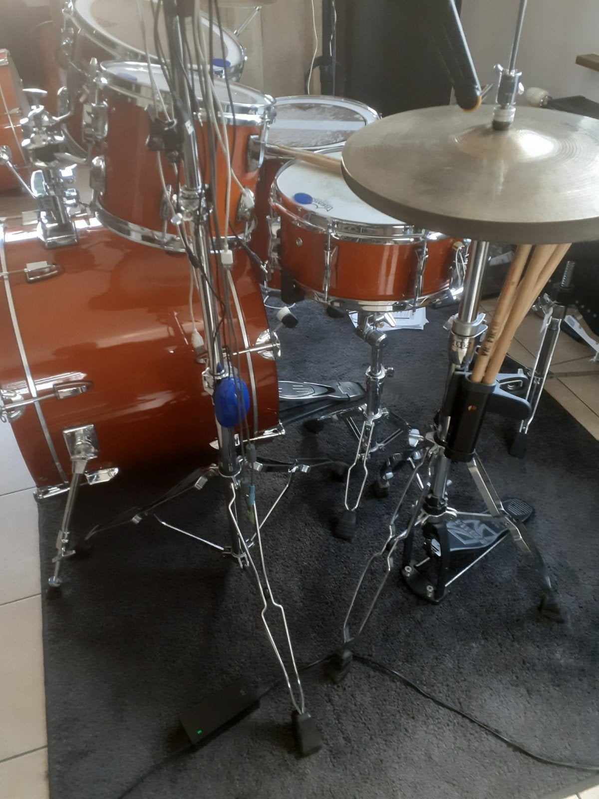 Drum shellset  te koop geen merknaam te zien, Musique & Instruments, Batteries & Percussions, Enlèvement