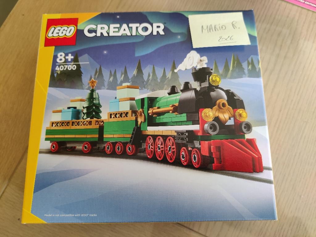 LEGO 40700 Feestdagentrein - Limited edition, Kinderen en Baby's, Speelgoed | Duplo en Lego, Nieuw, Lego, Complete set, Ophalen of Verzenden