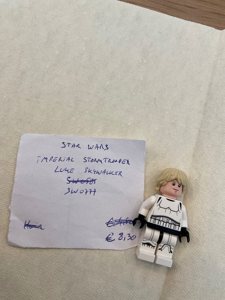 Figurine Lego Star Wars SW0777 Luke Skywalker, Lego, Comme neuf, Minifigurine, Star Wars