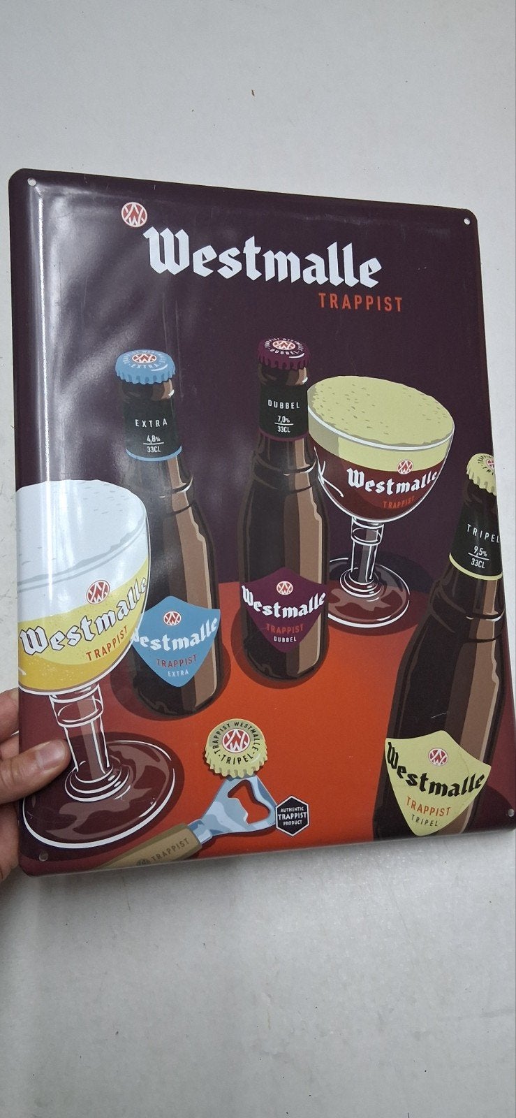 Panneau d'affichage Westmalle, Enlèvement ou Envoi