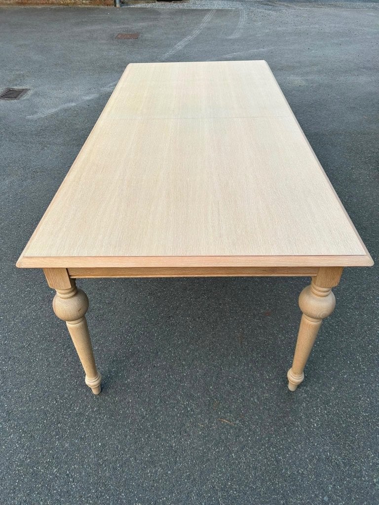 Landelijke eettafel, Ophalen, Eikenhout, 200 cm of meer, 50 tot 100 cm