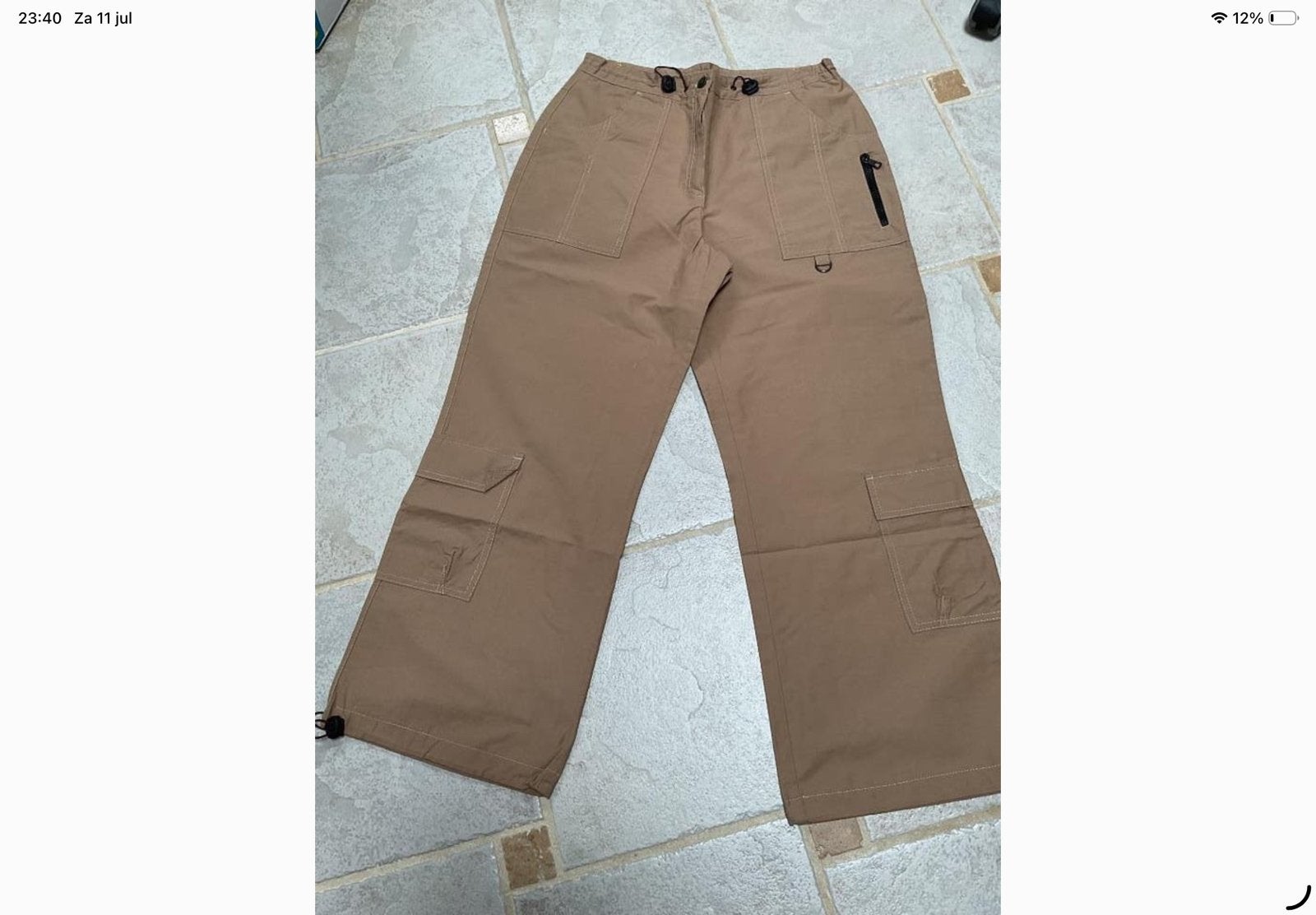 Bruine 7/8 damesbroek Maat, Kleding | Dames, Ophalen of Verzenden, Zo goed als nieuw