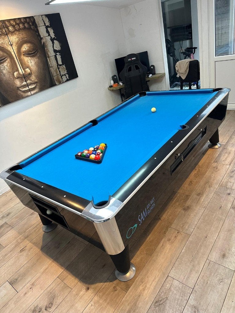 Pooltafel 8 ft, Sport en Fitness, Ophalen, Zo goed als nieuw, Pooltafel