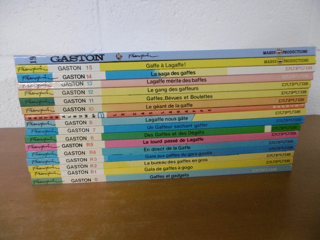 17 albums Gaston Lagaffe, Enlèvement ou Envoi