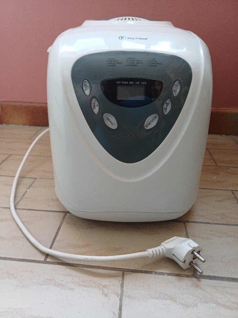 Machine à pain, Electroménager, Enlèvement, Utilisé, Avec minuteur, Fenêtre transparente