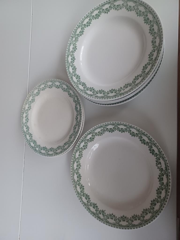 9 Boch Carlotta-platen. 4 beschadigd/5 correct, Ophalen