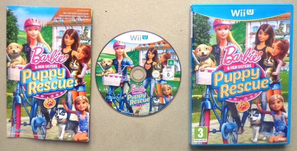 Barbie & Her Sisters Puppy Rescue voor de Nintendo Wii-U, Ophalen of Verzenden, Zo goed als nieuw