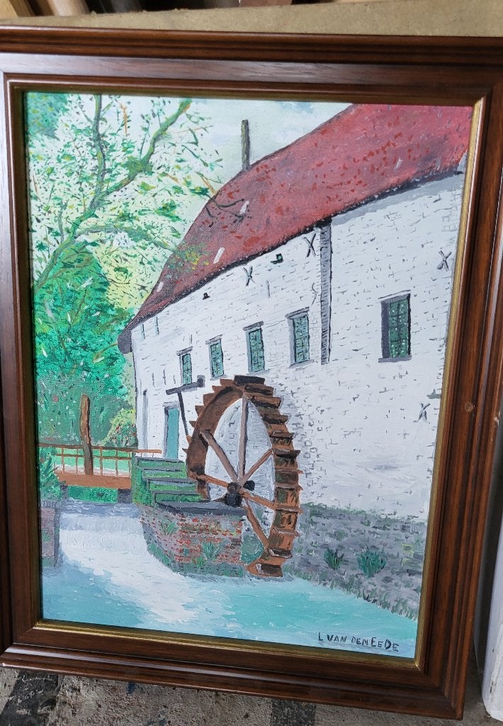 Schilderijen Grimbergen, Ophalen, Doek, Landschap, Olieverf