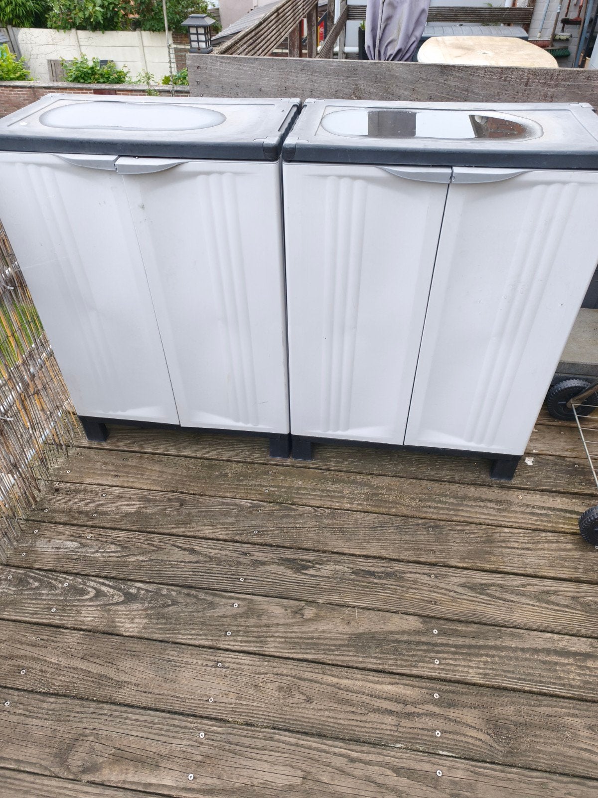 2 kastjes voor buiten, Ophalen of Verzenden