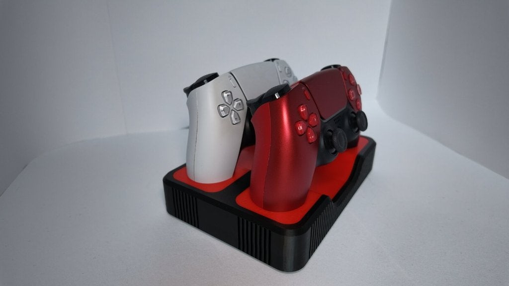 Support double manette PS5 DualSense - imprimé 3D bicolore, Enlèvement ou Envoi, Neuf, Autres types