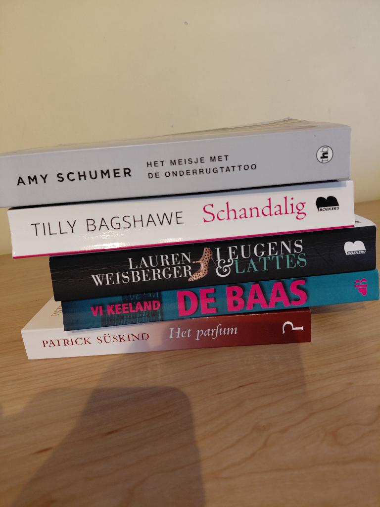 Set van 5 boeken, Boeken, Ophalen, Gelezen, Lauren weisberger
