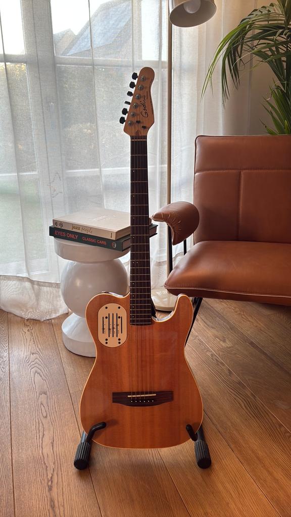 Godin Acousticaster Deluxe 2007, Enlèvement, Comme neuf