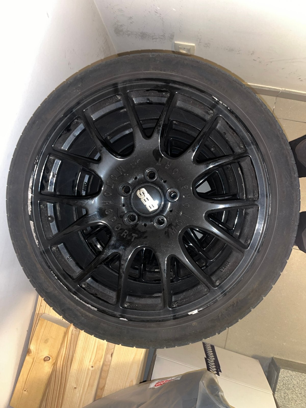 Velgen BBS 112x5 18´´ 225x40R18 92W incl zomer&winterset, Ophalen, Zomerbanden, Velg(en)