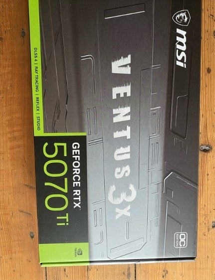 RTX 5070 (Ti) (16GB) (MSI VENTUS X3), Neuf, GDDR6, Churchilllaan 202, 5705 BK Helmond, Pays-Bas, HDMI