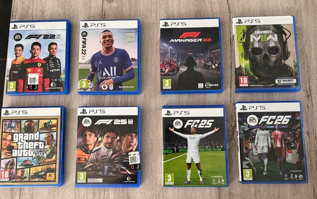PlayStation 5 games, Enlèvement, Comme neuf