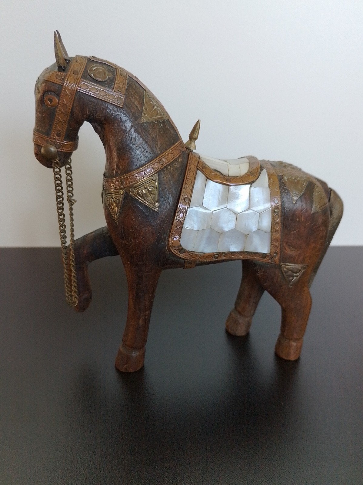 Marwari houten paardje India, Antiek en Kunst, India, Ophalen of Verzenden