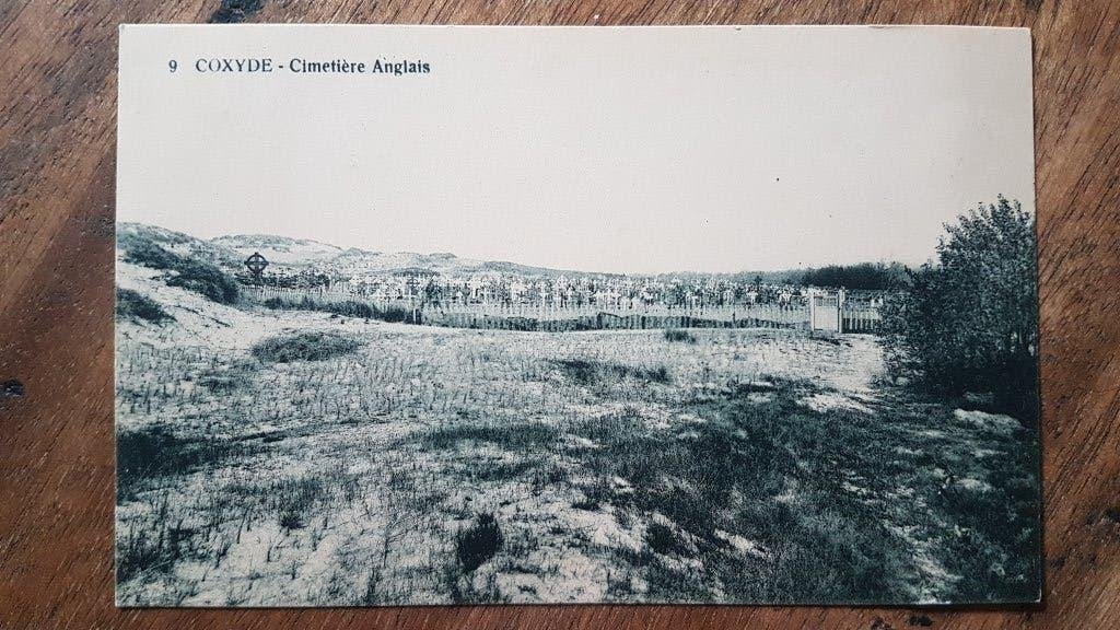 Postkaart Koksijde Coxyde Cimetière Anglais Kerkhof, Enlèvement ou Envoi, Avant 1920, Non affranchie, Flandre Occidentale