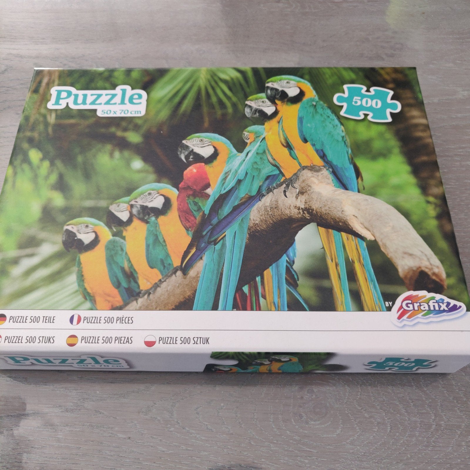 Puzzle perroquets 500 St., Enfants & Bébés, Enlèvement ou Envoi, Comme neuf, Garçon ou Fille