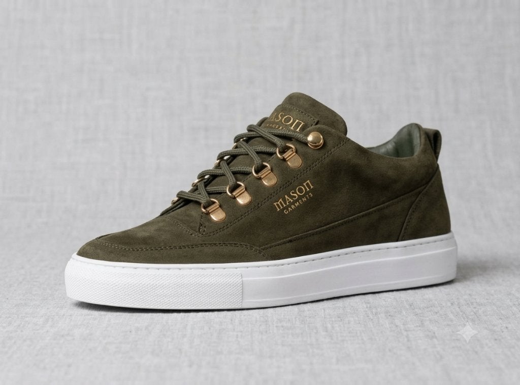 Mason Garments Tia Sneakers – Olijfgroen Suède, Ophalen of Verzenden, Sneakers, Groen, Nieuw