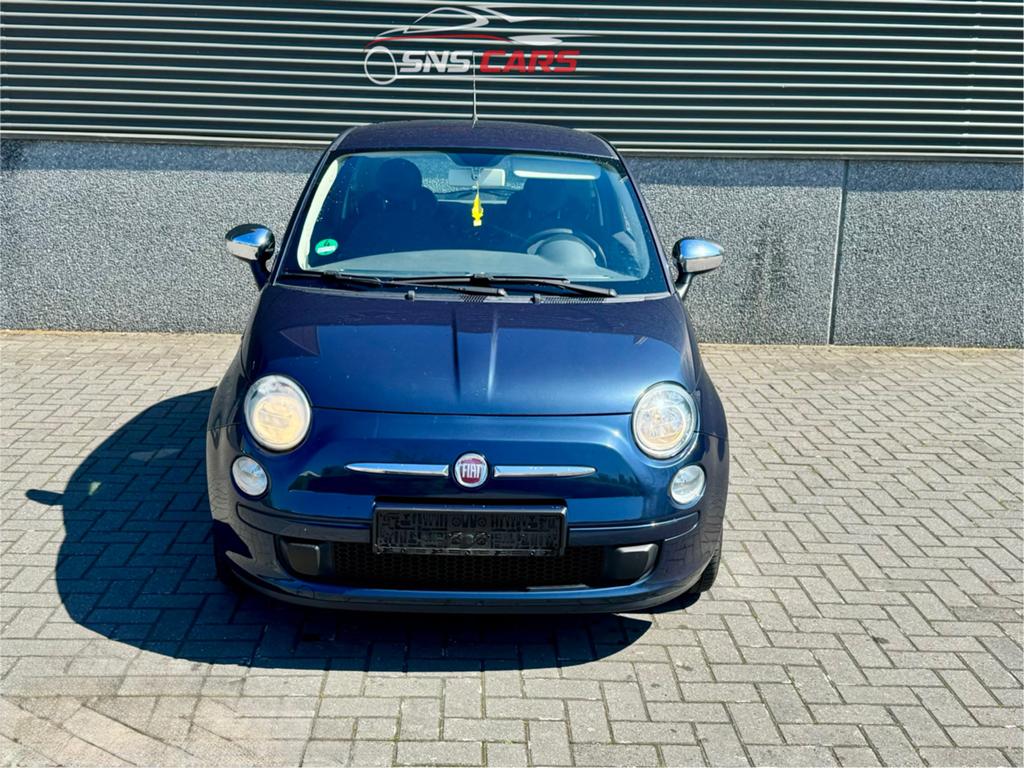Fiat 500 1.2 benzine | Airco | nette staat | Garantie, Euro 5, Zwart, Leder en Stof, Bedrijf