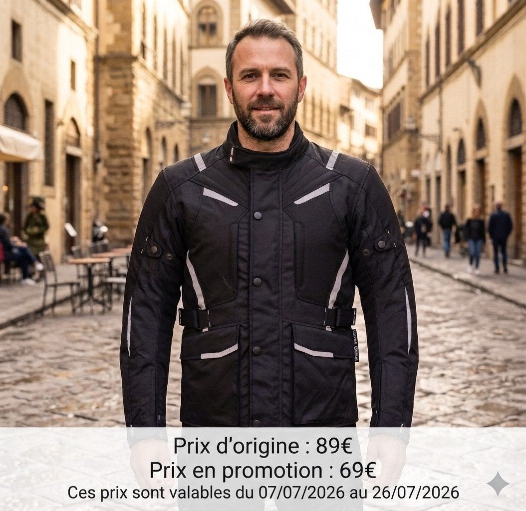 600D cordura textiel motorjas nieuwe CE protectoren, Motoren, Verzenden, Nieuw met kaartje, Jas | textiel
