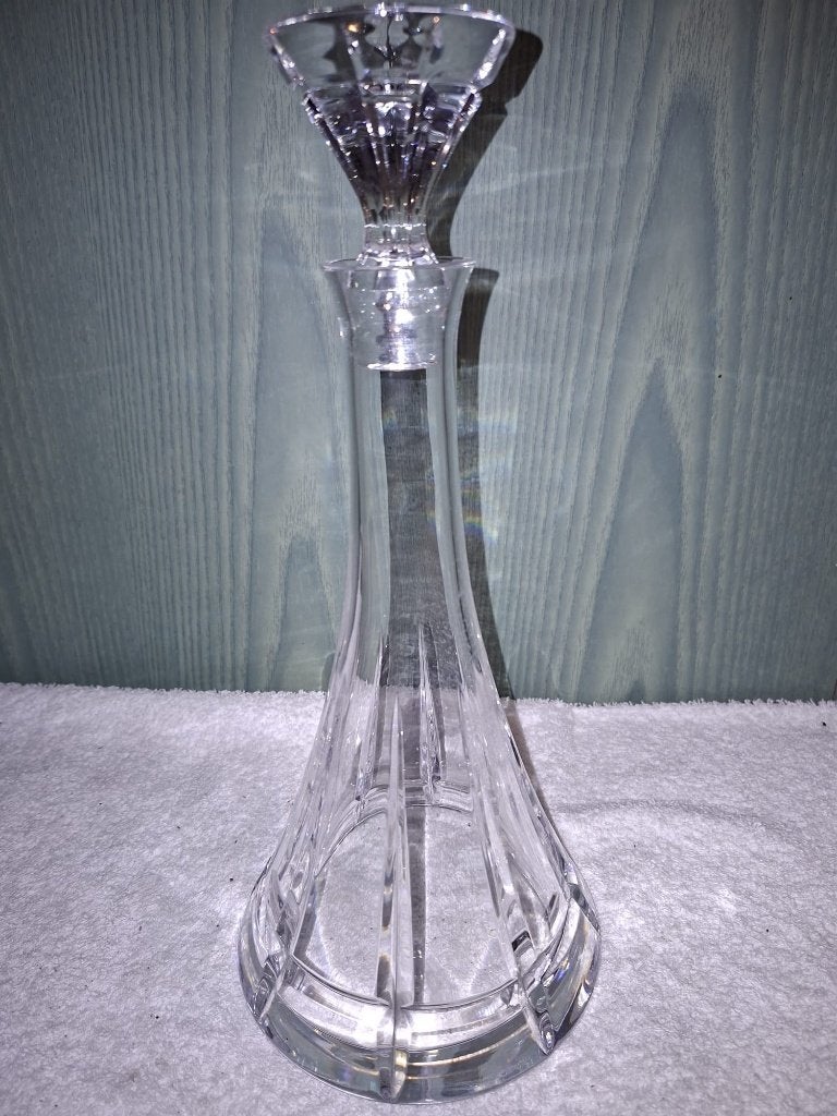 zware kristallen karaf, jaren 1950-60, Antiek en Kunst, Ophalen of Verzenden