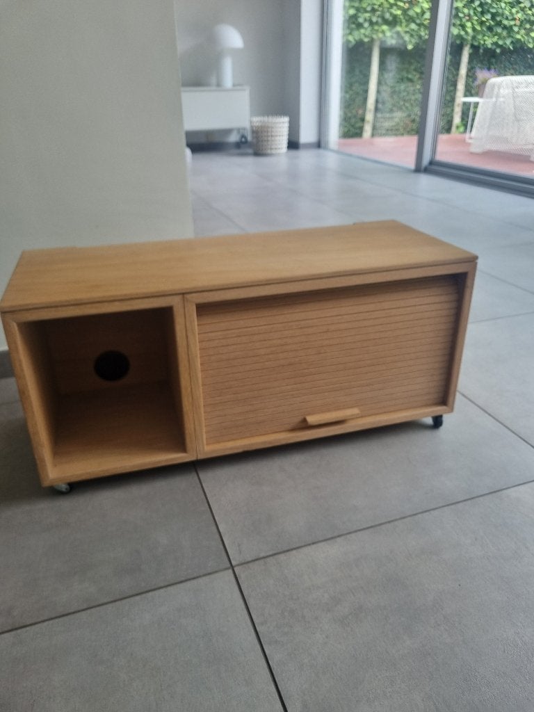 Northern Hifi kastje op wielen, Minder dan 100 cm, 25 tot 50 cm, Gebruikt, Eikenhout