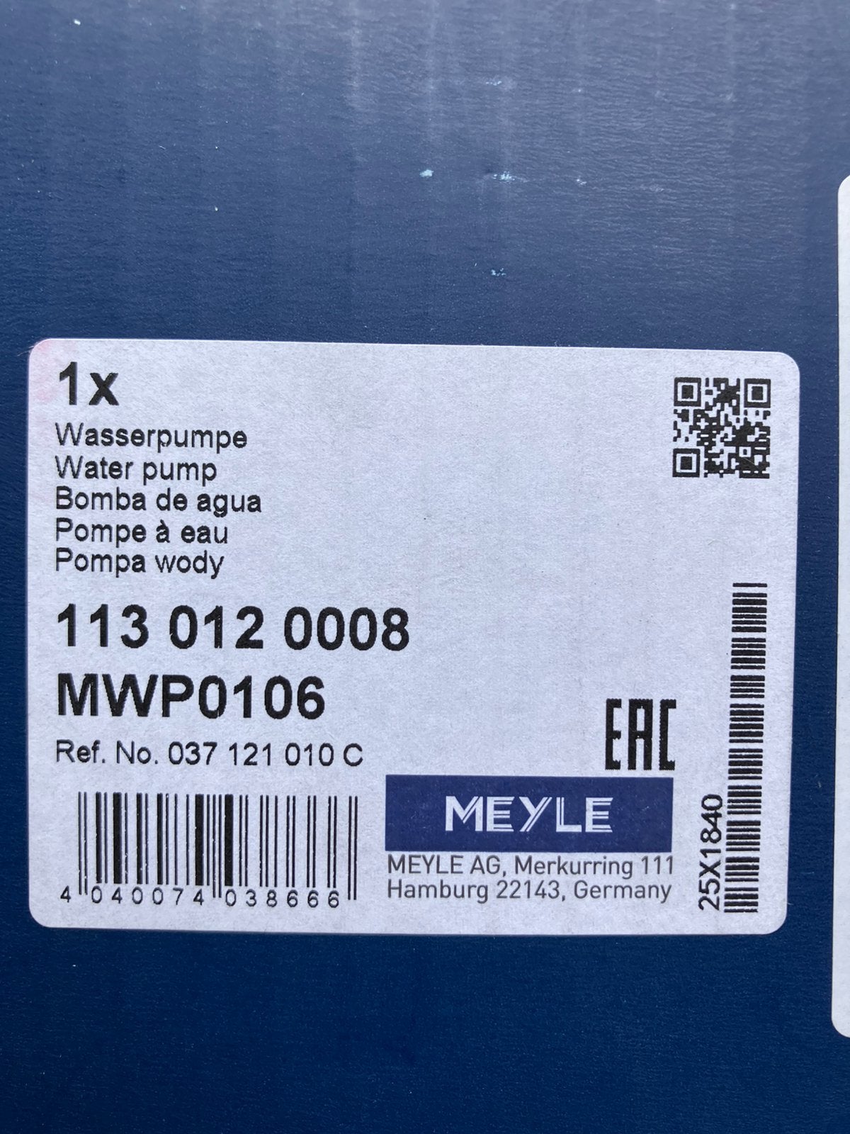 Pompe à eau VW '88-'03, Enlèvement ou Envoi, Neuf, Volkswagen