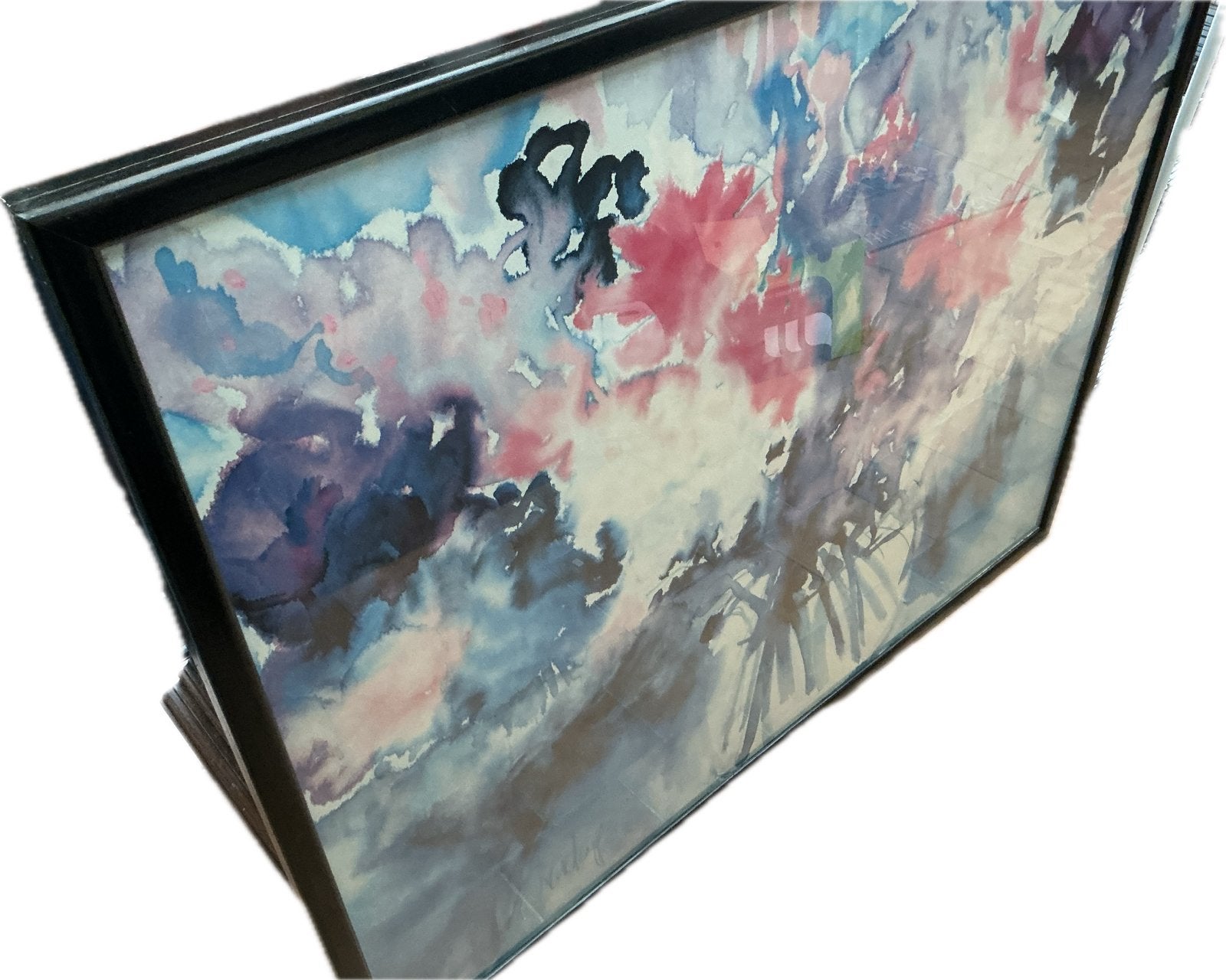 Grote zware kader met plexiglas, Ophalen, Zo goed als nieuw
