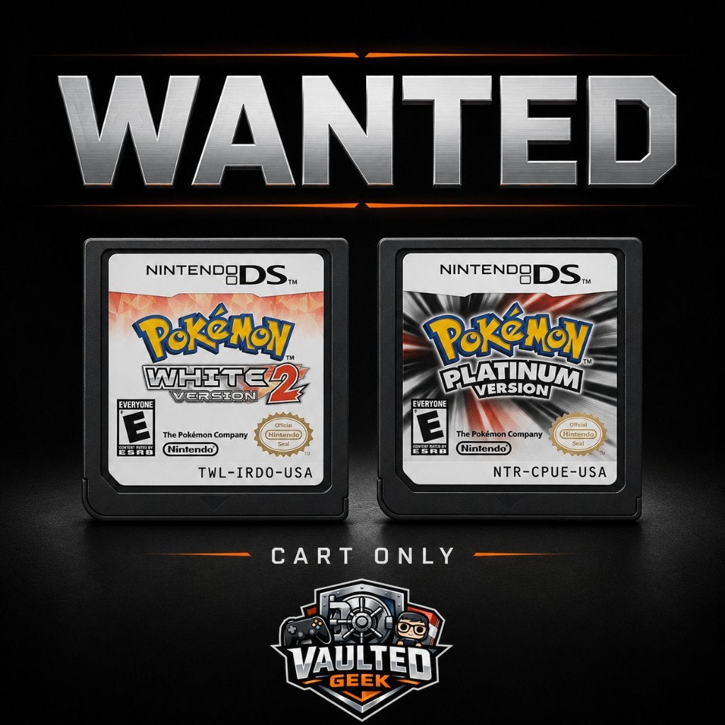 Gezocht Pokemon Platinum en White 2 cart only, Games en Spelcomputers, Ophalen, Zo goed als nieuw