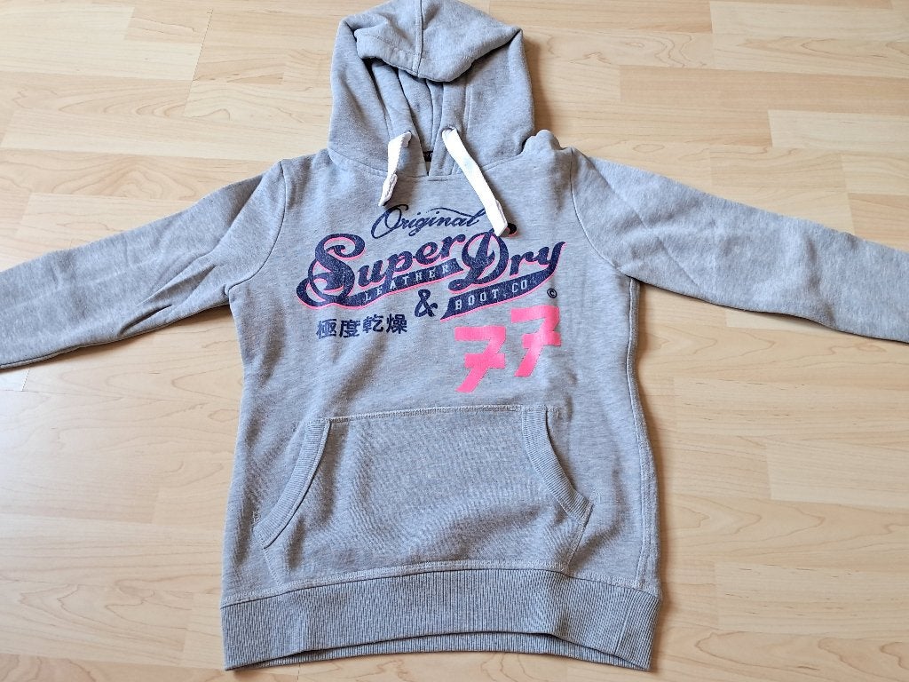 Hoodie Superdry maat small., Vêtements | Femmes, Pulls & Gilets, Gris, Enlèvement ou Envoi, Superdry, Taille 36 (S)