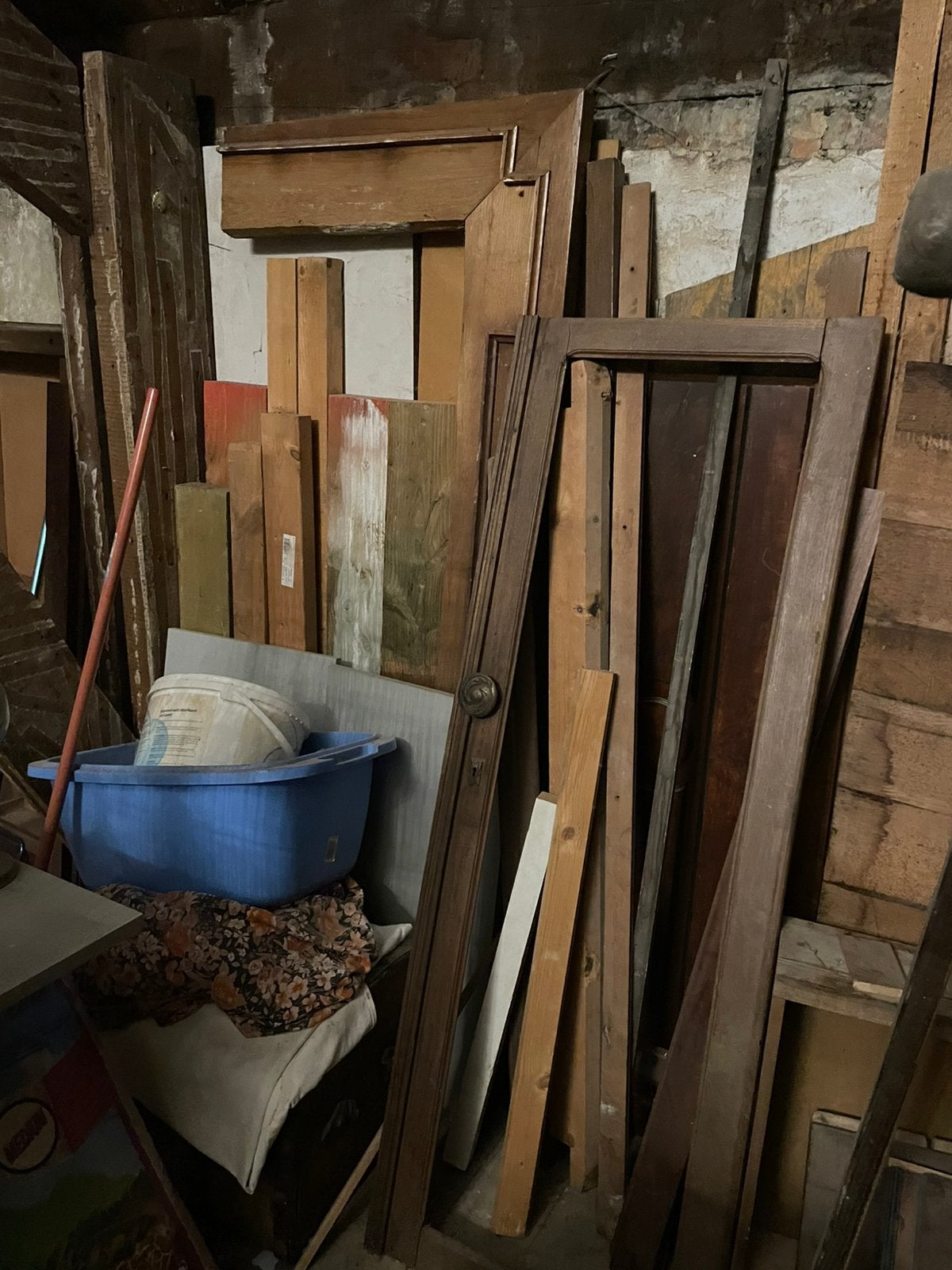 Lot hout gratis, Doe-het-zelf en Bouw, Ophalen, Gebruikt