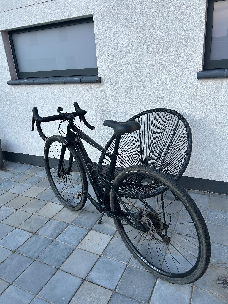 Prachtige gravelfiets cannendale, zwart maat 49, Fietsen en Brommers, 28 inch, Carbon, 49 tot 53 cm, Zo goed als nieuw