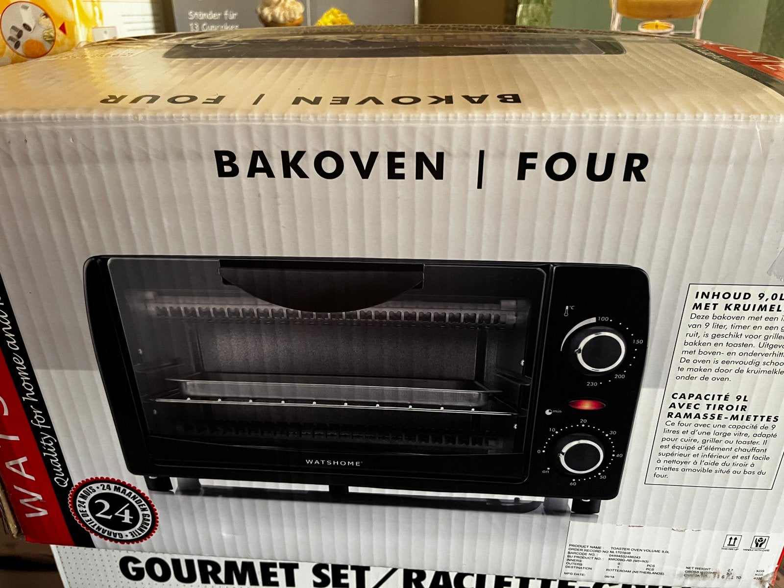 Bakoventje - nieuw in verpakking, Ophalen of Verzenden, Nieuw, Vrijstaand