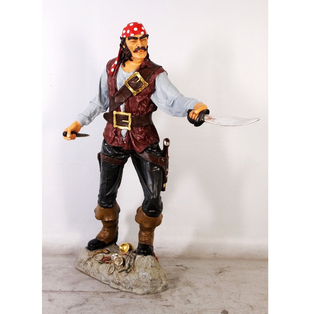 Pirate Cristobal – Piraat beeld Hoogte 190 cm, Ophalen, Nieuw