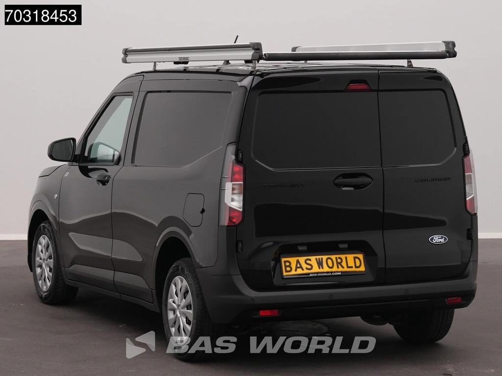 Ford Transit Courier 100pk Benzine L1H1 Airco Cruise Imperia, Auto's, Stof, Gebruikt, Euro 6, Zwart