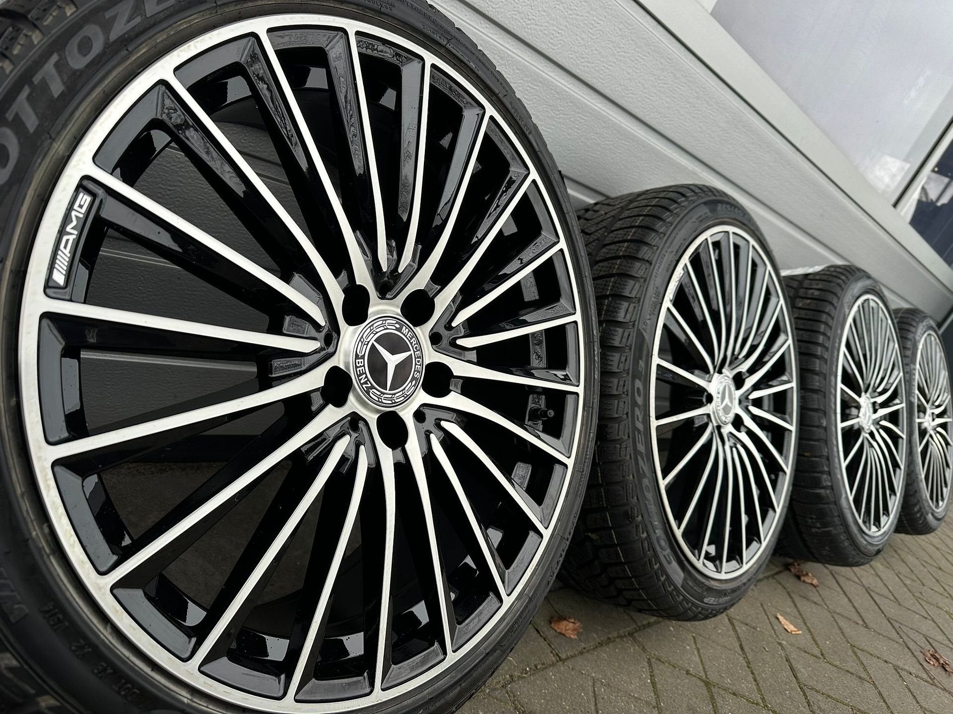 19” Mercedes S206 W206 AMG C300e C400e velgen winterbanden, Pneus et Jantes, Pneus hiver, Véhicule de tourisme, -