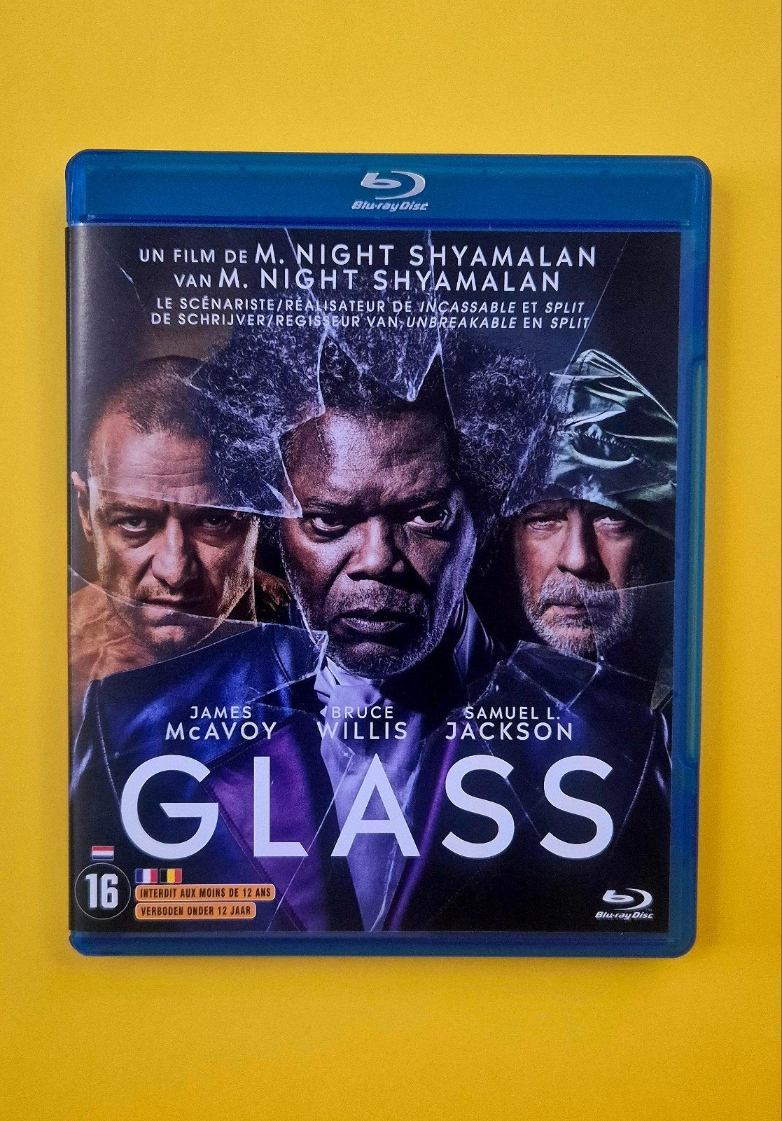 Blu ray 📀 Glass - James McAvoy / Samuel L Jackson, Cd's en Dvd's, Blu-ray, Zo goed als nieuw, Thrillers en Misdaad, Blu-ray, Film