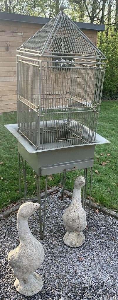 Cage d’oiseaux / volière – intérieur & extérieur, Enlèvement, Utilisé, Métal, Volière