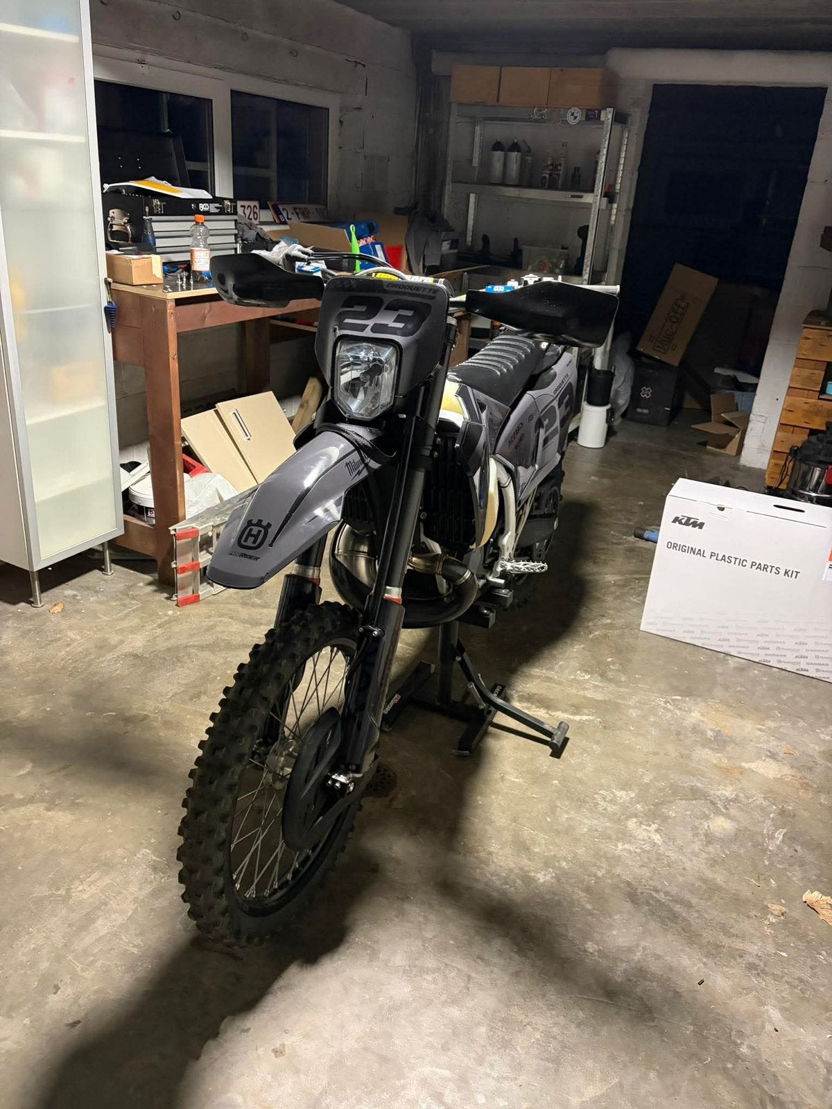 Husqvarna te 250 heritage 2025, Fietsen en Brommers, Brommers | Crossbrommers, Zo goed als nieuw, Overige merken, Ophalen